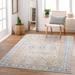 Buayan 5' x 7'6" Traditional Updated Traditional Farmhouse Light Gray/Multi Brown/Cloud Gray/Slate/Nutmeg/Cream/Sky Blue/Wheat/Mustard/Peach Washable Area Rug - Hauteloom