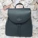 Kate Spade Bags | Black Medium Flap Backpack Black Leila Kate Spade Zipper Leather New With Tag | Color: Black | Size: Os