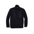 Men's Big & Tall Explorer Plush Fleece Full-Zip Fleece Jacket by KingSize in Black (Size 4XL)