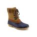 Women's Windsor Water Proof Boot by JBU in Navy Tan (Size 7 1/2 M)