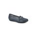 Wide Width Women's Cliffs Glowing Flat by Cliffs in Navy Smooth (Size 8 W)