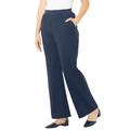 Plus Size Women's Suprema® Wide Leg Pant by Catherines in Navy (Size 0XWP)