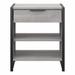 Ebern Designs Kathy Small End Table w/ Drawer & Shelves Wood in Gray | 25 H x 21 W x 17 D in | Wayfair 33C6EB26935644C68C816F567D39E572