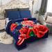 Rosdorf Park Adenike Mink Blanket Polyester in Red/Black | 85 W in | Wayfair 132E9460D2B64AE79401C3D97057F4D0