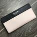 Kate Spade Bags | Kate Spade New York Cameron Large Slim Beige Black Bifold Wallet Nwt | Color: Black/Cream | Size: Os