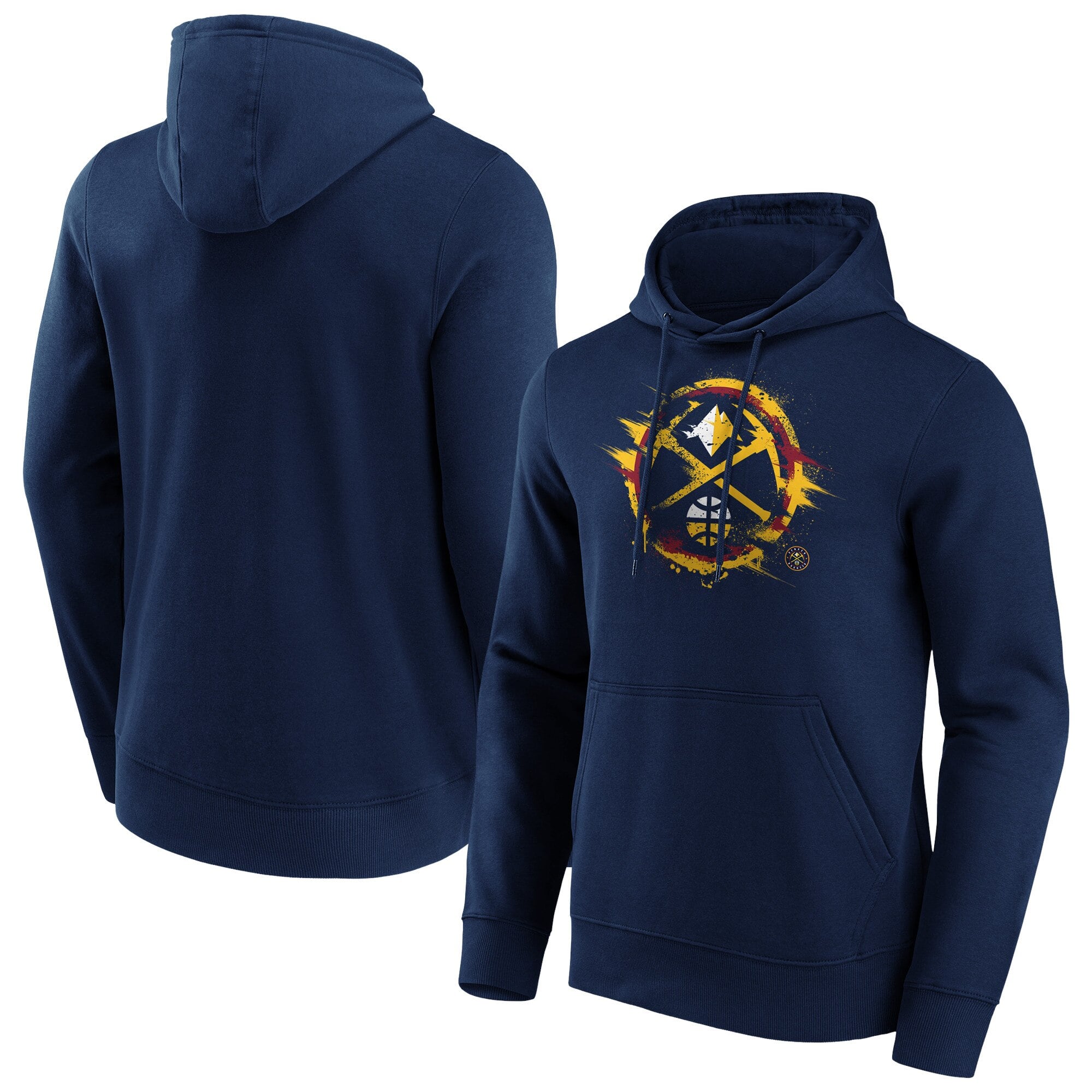 Denver Nuggets Fanatics Branded Splatter Graphic Hoodie - Herren