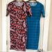 Lularoe Dresses | Euc Lularoe Set Of 2 Xs Julia Dress | Color: Black | Size: Xs