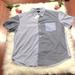 J. Crew Shirts | J Crew Men’s Short Sleeves Chambrays Side Color | Color: White/Silver | Size: M