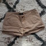 American Eagle Outfitters Shorts | American Eagle Outfitters Khaki Low Rise Shorts | Color: Brown | Size: 00