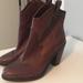 Jessica Simpson Shoes | Jessica Simpson Leather Booties | Color: Black/Brown | Size: 7.5