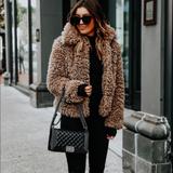 Zara Jackets & Coats | Blogger’s Fav | Zara Faux Fur Teddy Jacket | Color: Black | Size: Xs