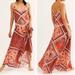 Free People Dresses | Free People Stevie Floral Lace Trim Maxi Dress | Color: Silver | Size: S