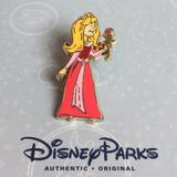 Disney Accessories | Disney Parks Aurora Sleeping Beauty Pin | Color: White/Pink | Size: Os