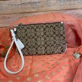 Coach Bags | Coach| Wristlet| Monogram | Color: Black/Brown | Size: Os