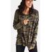 American Eagle Outfitters Tops | American Eagle Soft & Sexy Plush Camo Top | Color: Black/Brown | Size: S