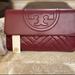 Tory Burch Bags | Alexa Envelope Imperial Garnet Leather Cross Body | Color: Brown | Size: Large