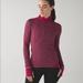 Lululemon Athletica Sweaters | Lululemon Runderful Long Sleeve 1/4 Zip Top | Color: Purple | Size: 4