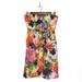 J. Crew Dresses | Floral Strapless Silk J. Crew Dress W/ Pockets | Color: Brown/Black | Size: 0