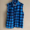 Columbia Jackets & Coats | Columbia Plaid Vest | Color: Blue/Black | Size: S