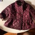 Burberry Jackets & Coats | Girls Burberry Jacket | Color: Purple/Brown | Size: 18mb