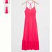 Anthropologie Dresses | $148 Nwt Anthropologie Maeve Aleda Maxi Dress M | Color: Pink/Red | Size: M