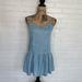 American Eagle Outfitters Dresses | Aeo -Nwot Babydoll Minidress | Color: Blue | Size: Xxs