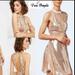 Free People Dresses | Free People Rose Gold Sequin Film Noir Mini Dress | Color: Silver | Size: Various