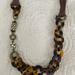 J. Crew Jewelry | Jcrew Tortoise Shell Necklace | Color: White/Silver | Size: Os