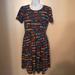 Lularoe Dresses | Lularoe Amelia Euc | Color: Black | Size: M