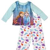 Disney Pajamas | Disney Frozen Ii 2-Piece Fleece Pajama Set | Color: Gray | Size: 2tg