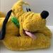 Disney Toys | Authentic Disney Store Pluto Plush Stuffed Animal | Color: Gold/Orange | Size: Osbb