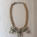 J. Crew Jewelry | J Crew Crystal Statement Necklace | Color: White/Cream | Size: Os