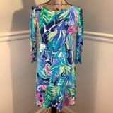 Lilly Pulitzer Dresses | Lilly Pulitzer Ophelia Dress In Purrfect Sz.Xs | Color: Blue | Size: Xs