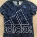 Adidas Tops | Adidas Graphic Tee | Color: Black | Size: Xs