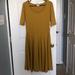 Lularoe Dresses | Lularoe Nicole Dress | Color: Brown | Size: L