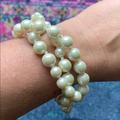 J. Crew Jewelry | J.Crew Multi-Strand Pearl Bracelet | Color: Gray/Tan | Size: Os