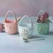 Anthropologie Accents | Glitterville Anthropologie Easter Favor Baskets And Spoon | Color: Silver/White | Size: Os