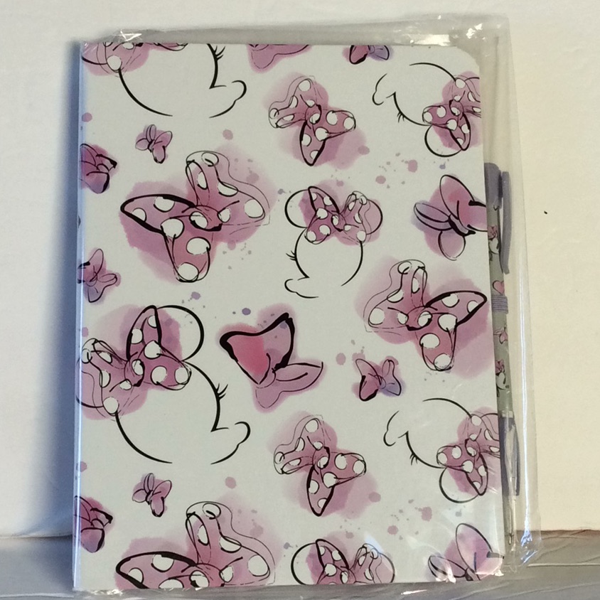 Disney Accessories | Disney Parks Authentic Note Book New | Color: White/Silver | Size: Os