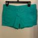 J. Crew Shorts | J. Crew 4” Chino Shorts In Teal | Color: Green | Size: 4