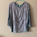 Anthropologie Tops | Anthropologie | Tiny Embellished 3/4 Sleeve Top | Color: Black | Size: M