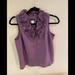 J. Crew Tops | Gorgeous J Crew Sleeveless Top. W Flower Embellish | Color: Purple | Size: 2