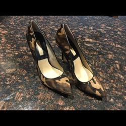 Michael Kors Shoes | Brand New Mk Pumps Real Fur Size 6.5 | Color: Black | Size: 6.5