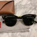 Ray-Ban Accessories | Authentic Ray Ban Clubmaster Sunglasses | Color: Black | Size: Os