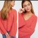 Free People Sweaters | Free People Nwt Coral Bell Sleeve Sweater | Color: Red | Size: Xs