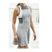 Athleta Dresses | Derek Lam Athleta Workout Downtown Dress Nwt | Color: Gray/White | Size: Xs