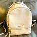 Michael Kors Bags | Michael Kors Pebble Leather Backpack | Color: Cream | Size: Os