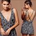 Free People Dresses | Free People Delfonic Floral Romper | Color: Brown/Tan | Size: 0