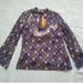 Tory Burch Tops | New Tory Burch Silk Metallic Bell Sleeve | Color: Purple | Size: 8