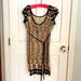 Free People Dresses | Free People Cotton Print Dress | Color: Brown/Black | Size: 10