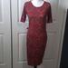 Lularoe Dresses | Lularoe Julia Dress Size Small | Color: Purple/Brown | Size: S